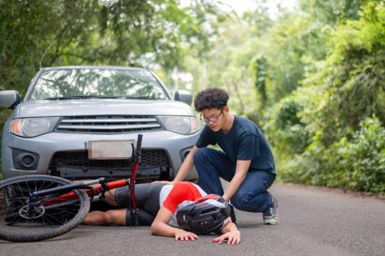 Victime accident de la route